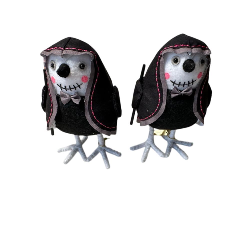 Target Hyde & Eek Halloween 2024 Featherly Friends Felt Grim Reaper Bird Hoodie